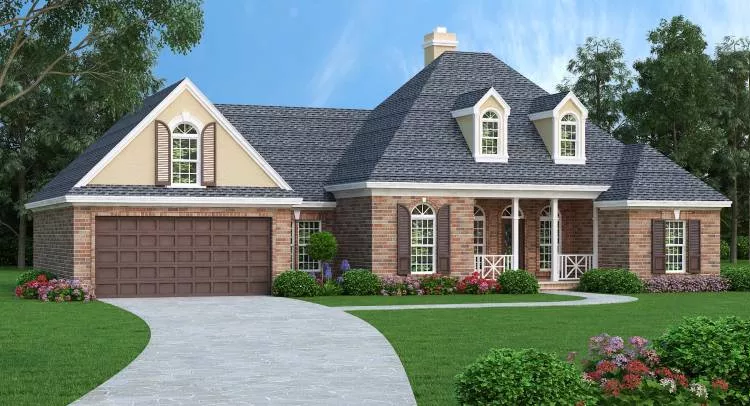 image of ranch house plan 9444